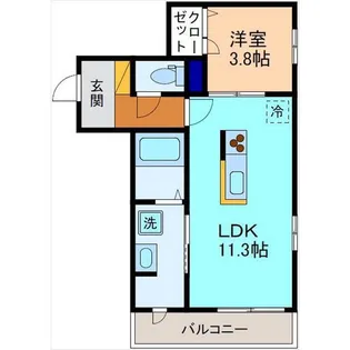 KIII【3階】の間取り