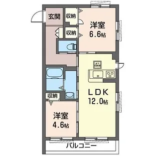 グリーンセント【3階】の間取り