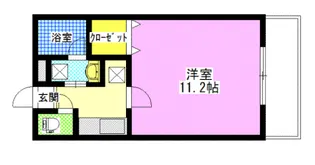 ピアグロリア奥田【1階】の間取り