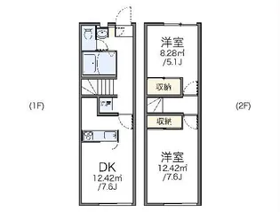レオパレスピクシー【1階】の間取り