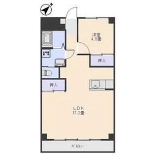 シェモワ前橋【6階】の間取り