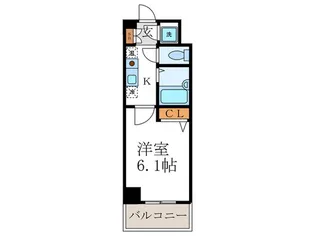 なかよしマンション四条大宮【6階】の間取り