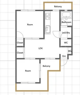 HRコーポレーション【2階】の間取り