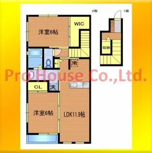 イマーブル・シュシュIII【2階】の間取り