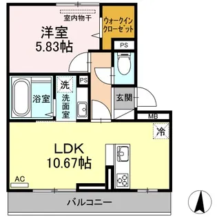 GRANDIA豊町【3階】の間取り
