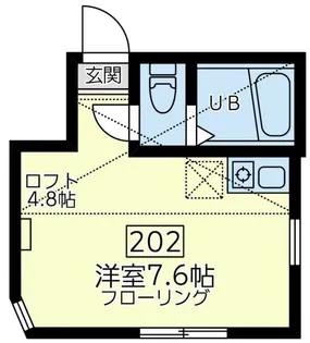 ユナイト子安台ラウンドハウス【2階】の間取り