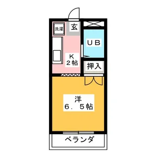 OMレジデンス西岐阜【1階】の間取り