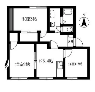 サンフレグランスA【2階】の間取り