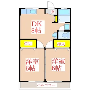 ファインコート本田【1階】の間取り