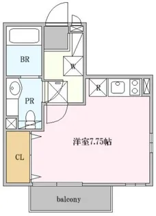 チューダープレイス【1階】の間取り
