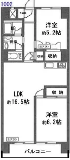 グランメール戸田II【10階】の間取り