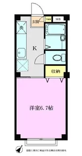 カーサ北アサカ【1階】の間取り