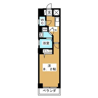 sereza錦【8階】の間取り