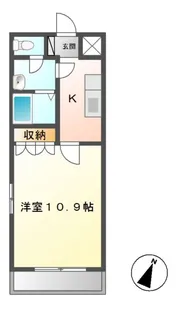 FLORAISON(フロレゾン)【2階】の間取り