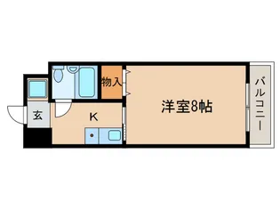 クロ-バ-ハイツII【4階】の間取り