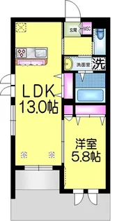 イーストレジデンス【1階】の間取り