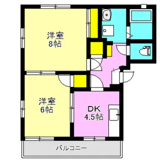 シャルマンハイム【2階】の間取り