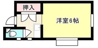 入江ハイツ【3階】の間取り