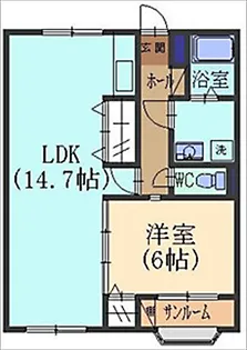 フレグランス正山【1階】の間取り