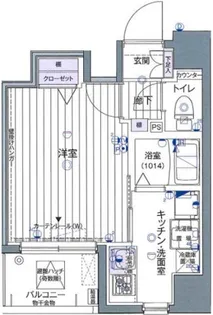 ヴァレッシア錦糸町シティ【4階】の間取り