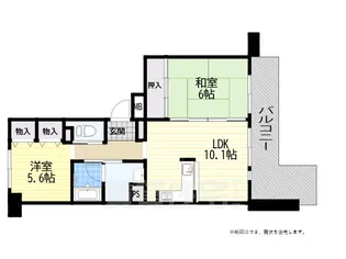 ファミールハイツ明石壱番館【2階】の間取り