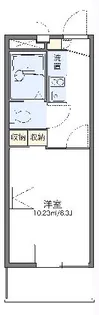 レオパレスドミール【1階】の間取り
