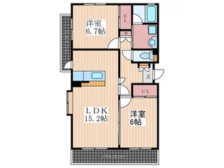 フォーサイト・アイ【1階】の間取り