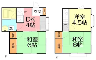 野本ハイツ【2階】の間取り