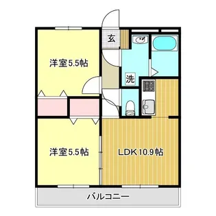 コルディアーレ【3階】の間取り