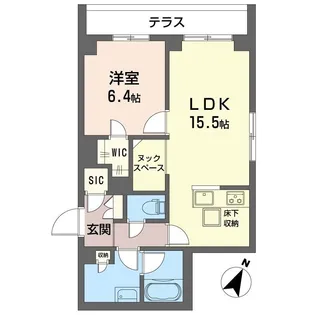 ボン リジエール【1階】の間取り