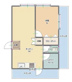 勇設計ビル【5階】の間取り