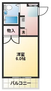 金子ハイツ【2階】の間取り