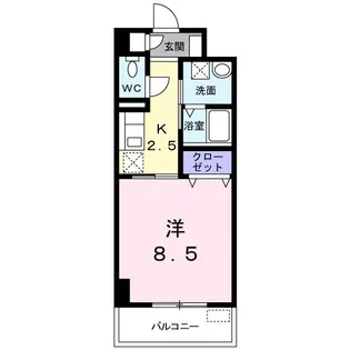 ミルト ブリーゼ S【1階】の間取り