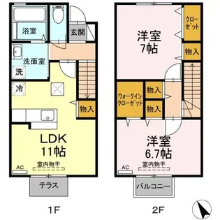 サンクボヌールの間取り