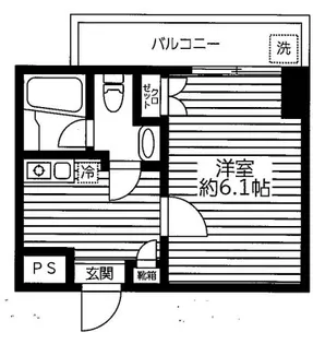 ベルザ平和島【8階】の間取り