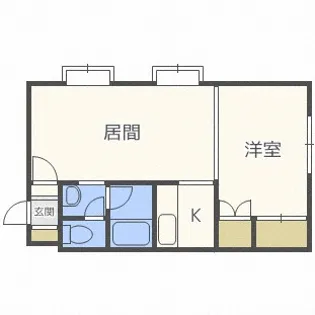 ロイアル麻生東【2階】の間取り