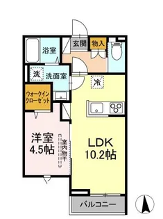 cape大野田【2階】の間取り