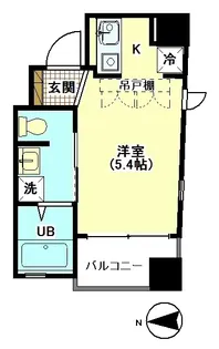 プランドールSA【2階】の間取り