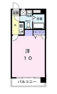 ヴィラ虎丸【2階】の間取り