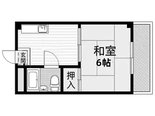 ビスタ新庄ハイツIII【5階】の間取り