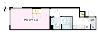 「防音マンション」SOLASIAresidence上板橋【1階】の間取り