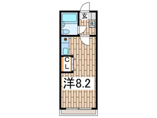 マロンハイツ【1階】の間取り