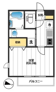 さくらVilla・HIRAI【2階】の間取り