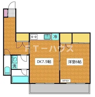 アーク市川【4階】の間取り