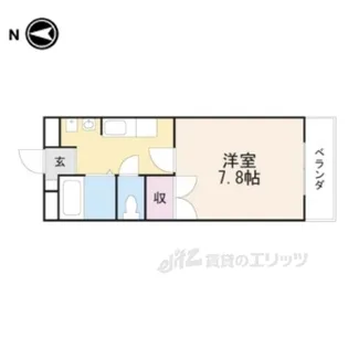 フローリッシュ2【1階】の間取り