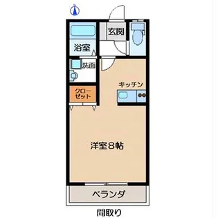ラファ・ユー【2階】の間取り