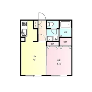リヴェール・アーク II【1階】の間取り