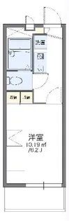 レオパレスMLハロープラザ【3階】の間取り