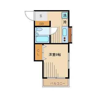 ハイツ稲葉【3階】の間取り