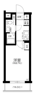 メイクスデザイン西馬込【3階】の間取り
